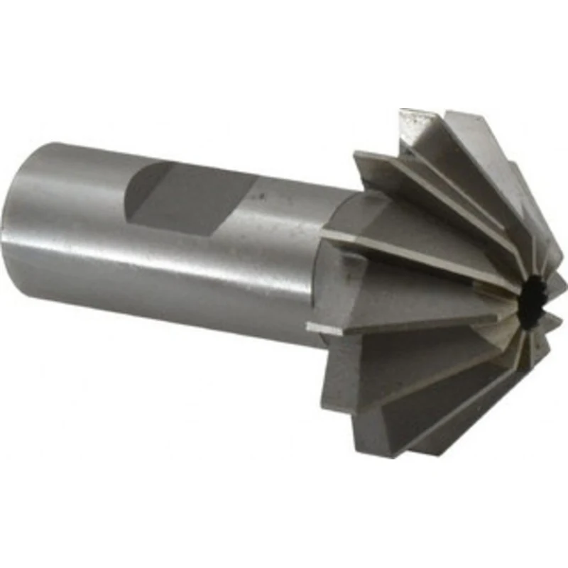 Made in USA 1-5/8 Large x 5/8 Small Diam, 11/16 Width of Cut, 90 Included Angle, 12 Teeth, High Speed Steel Face Angl...